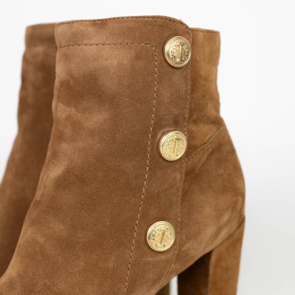 Isaac Mizrahi Gabina Suede Boots Booties 7.5 - Picture 2 of 11